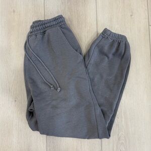 Missguided Gray Joggers Womens size 2 Sweats Sweatpants